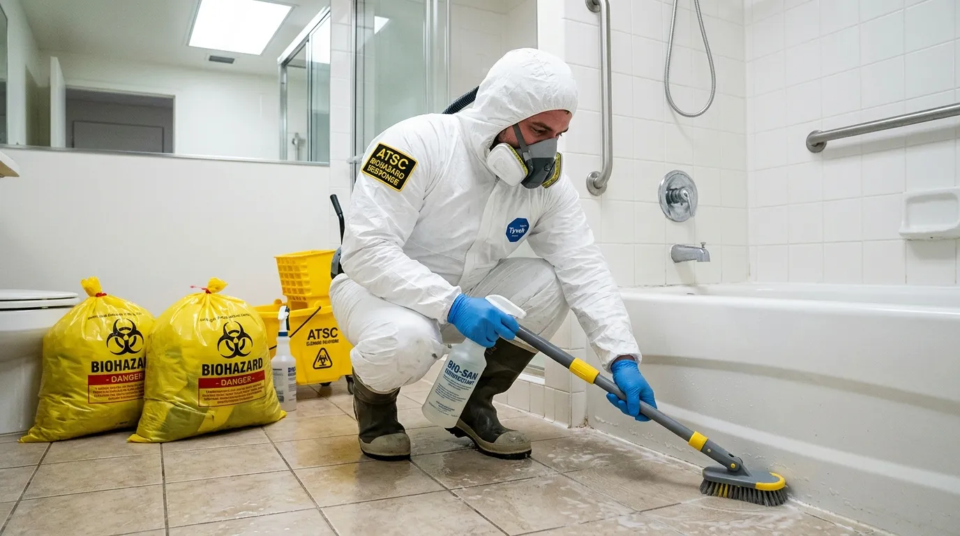 Decontamination equipment deployed for Blood Cleanup in Trussville